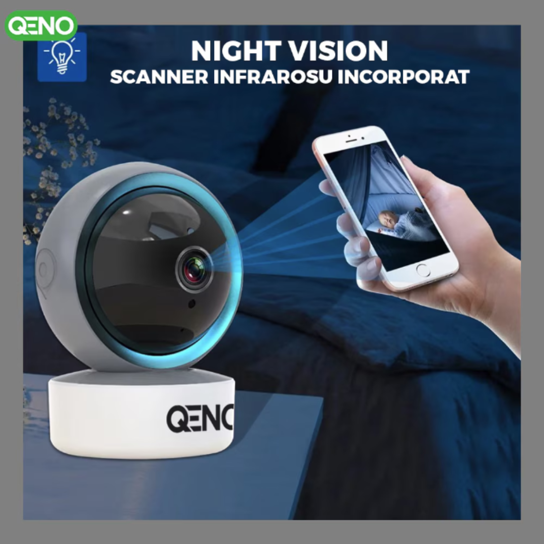 Baby Monitor Qeno® Family, Full HD 360°