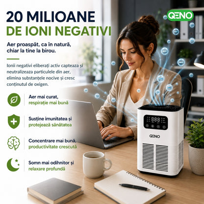 Purificator de aer Smart Filtrare 3in1 QENO® VENTRO