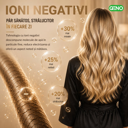 Uscator de par si ondulator 8in1 QENO® DRYMAZING Feon Profesional 1500W
