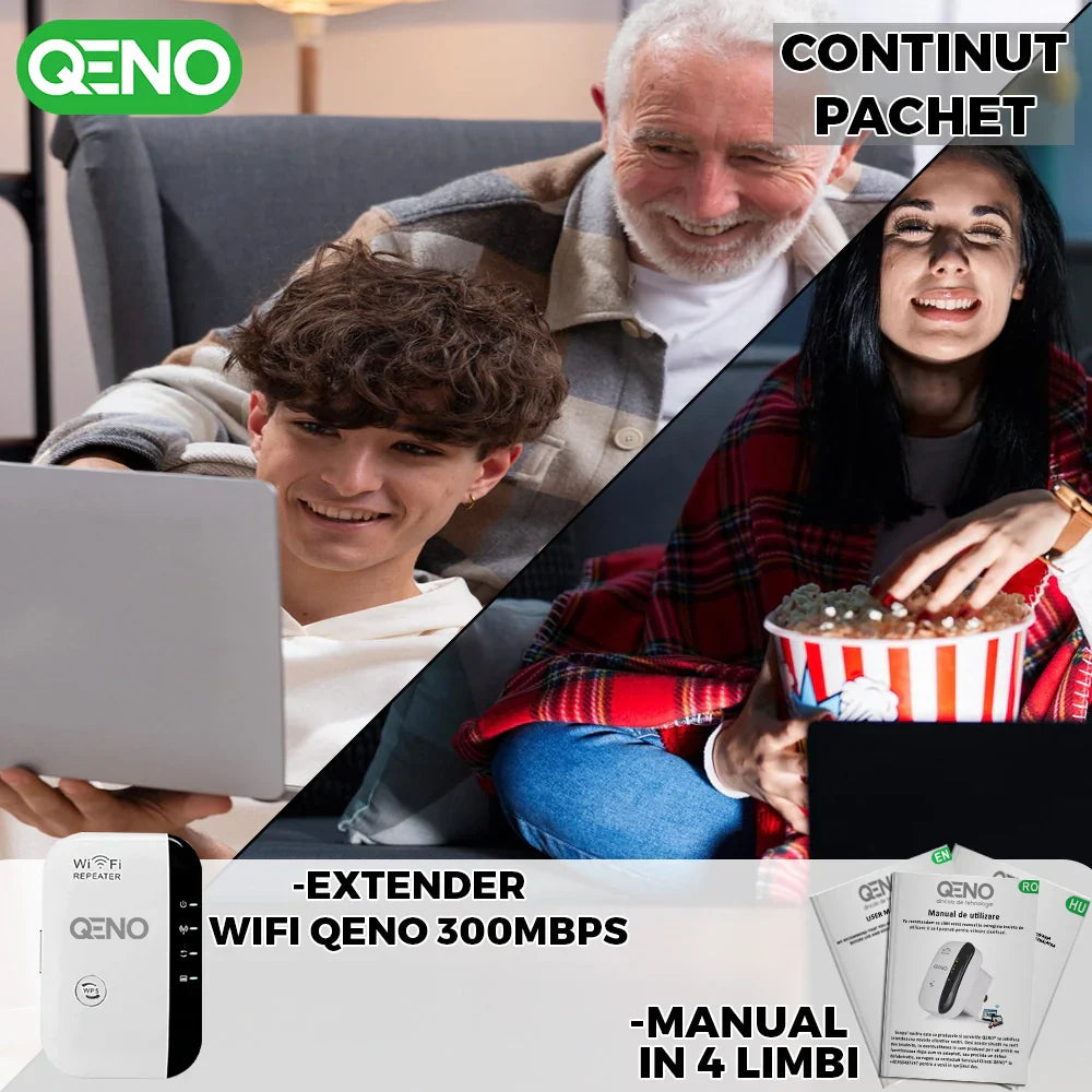 Adaptor Wireless Extender Qeno®