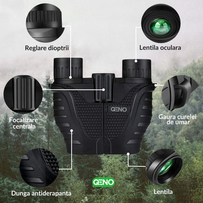 Binoclu 10x25 Qeno®️ Resigilat