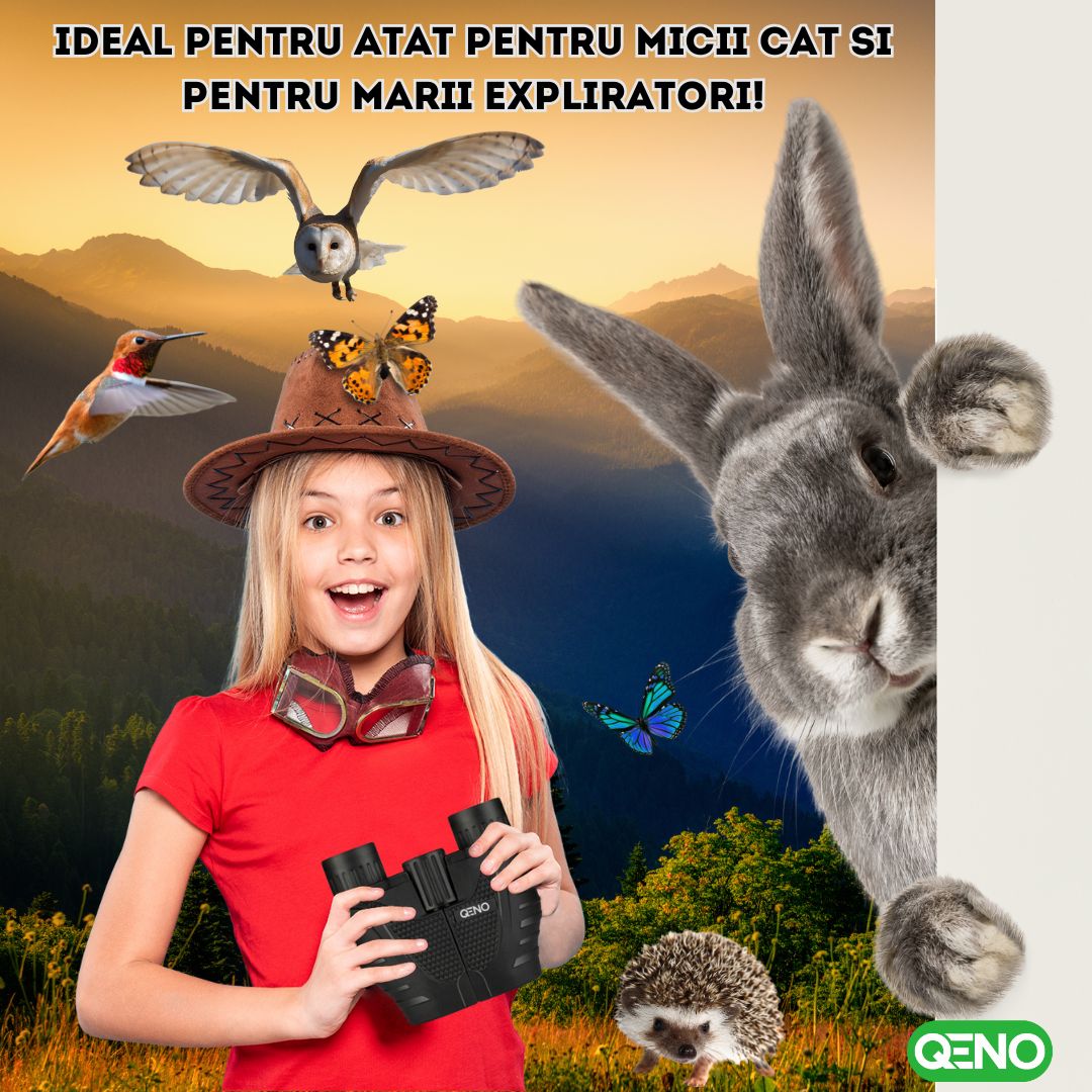 Binoclu 10x25 Qeno®️ Resigilat