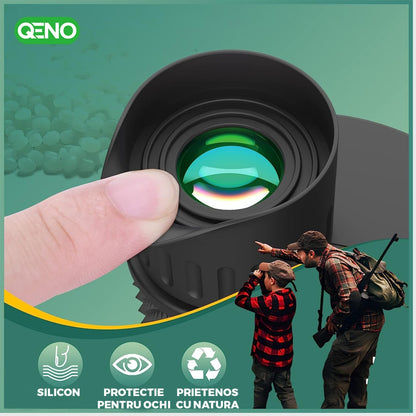 Binoclu 10x25 Qeno®️ Lentile Premium Prism BAK4