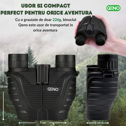 Binoclu 10x25 Qeno®️ Resigilat
