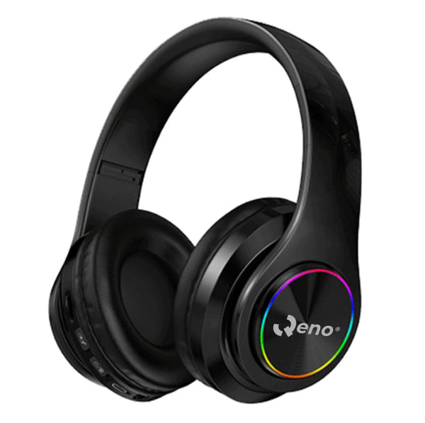Casti Audio Sport Qeno® / Gaming Wireless, Bluetooth 5.0 / Plug-In, MP3 Card, Pure Bass Sound, Hands-free Call, 8-12H / 360H Standby Mode