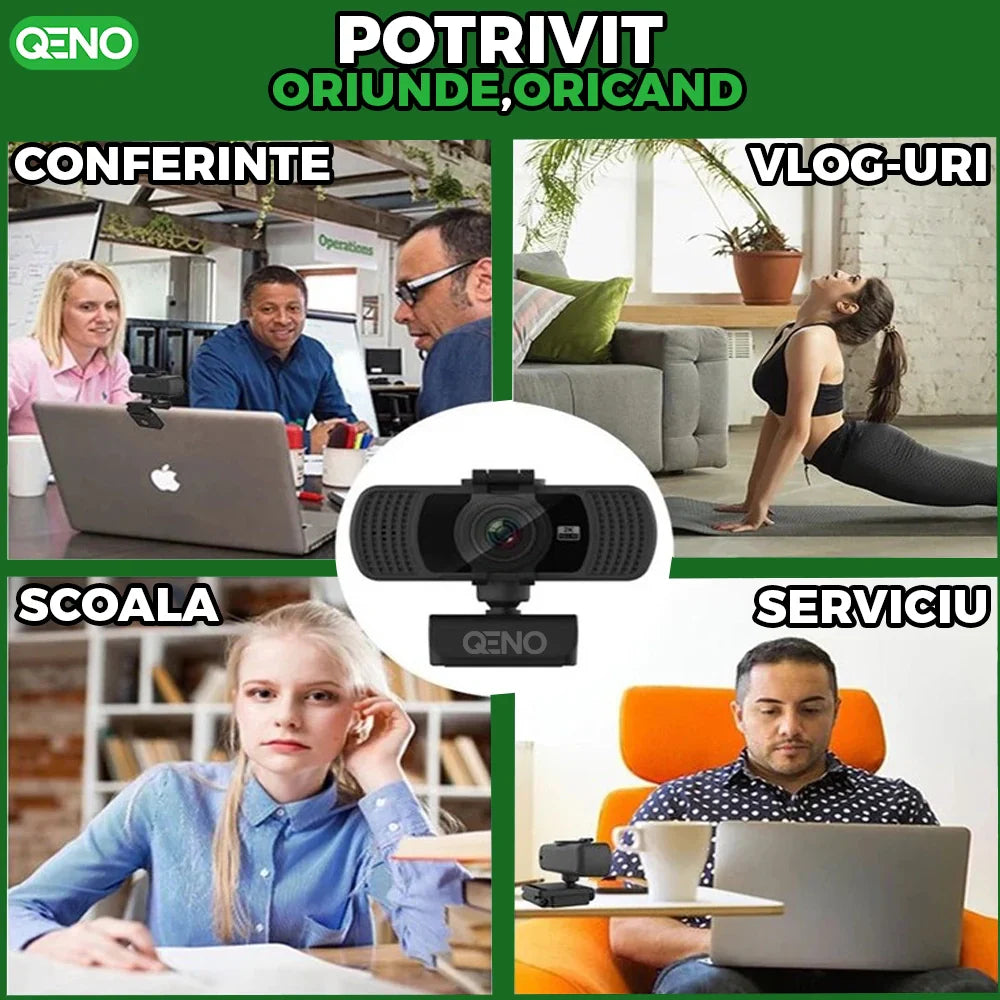 Webcam 2K Ultra-HD Qeno®