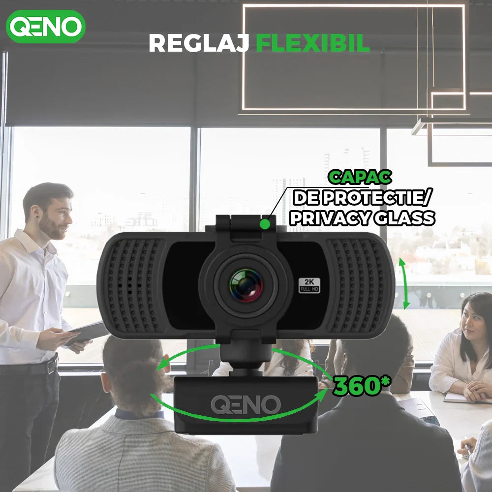 Webcam 2K Ultra-HD Qeno®