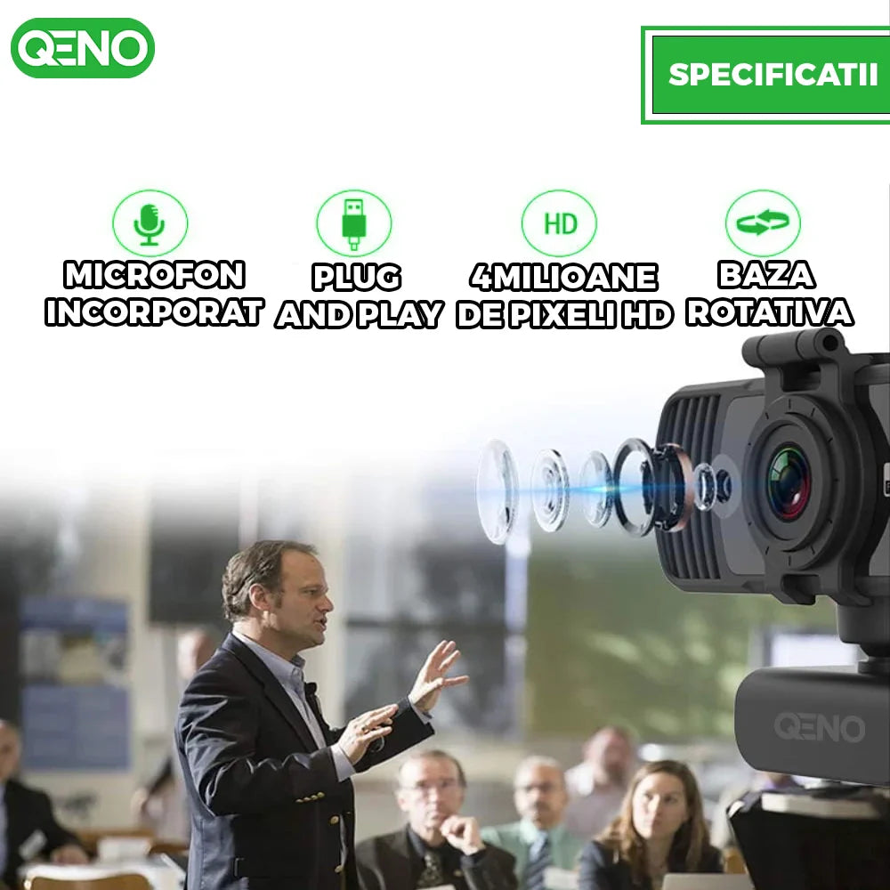 Webcam 2K Ultra-HD Qeno®