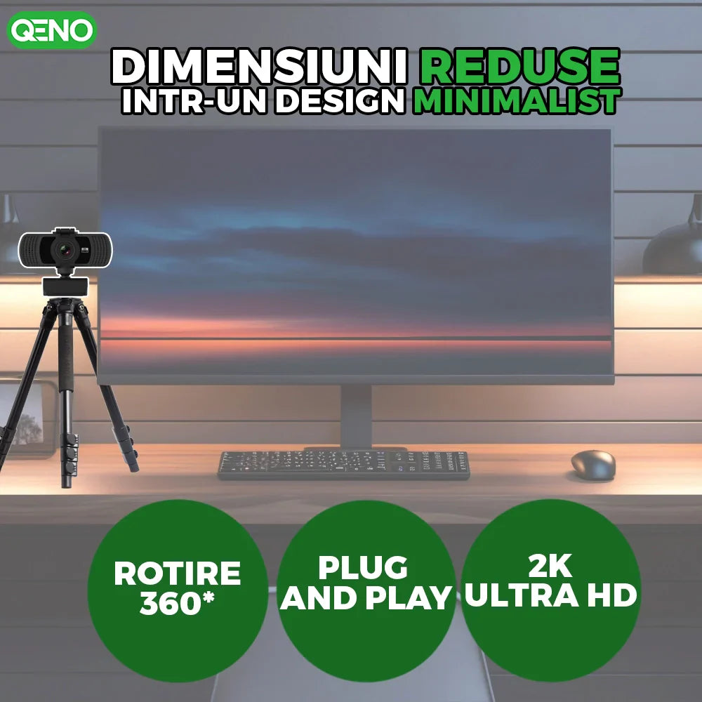 Camera Web Qeno® Resigilat