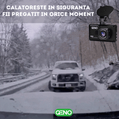 Camera Video De Bord Auto DashCam Qeno® FULL-HD 1080P — poza 2