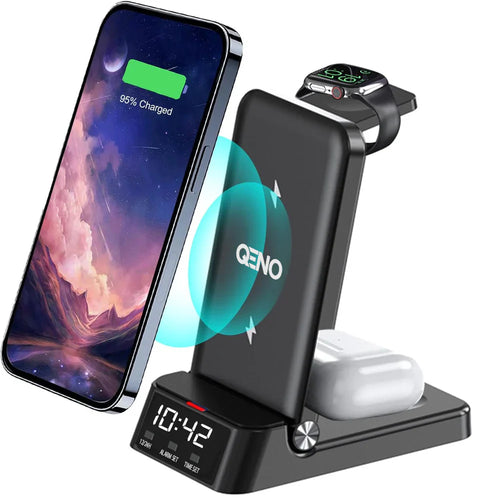 Incarcator Wireless 4in1 Qeno® Resigilat