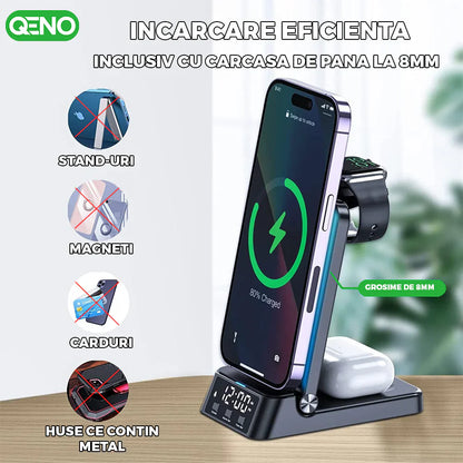 Incarcator Wireless 4in1 Qeno® Resigilat