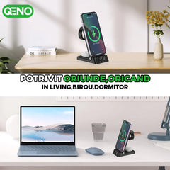 Incarcator Wireless 4in1 Qeno® Resigilat — poza 9