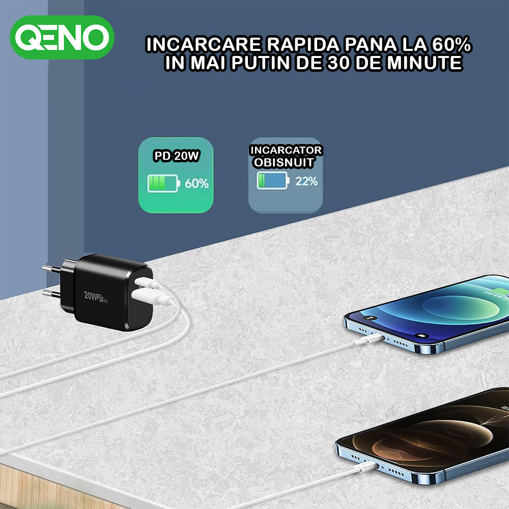 Incarcator Telefon 20W QENO®