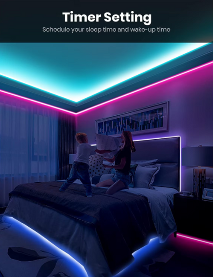 Banda LED RGB Qeno™ 10 Metri (2 role x 5 m)