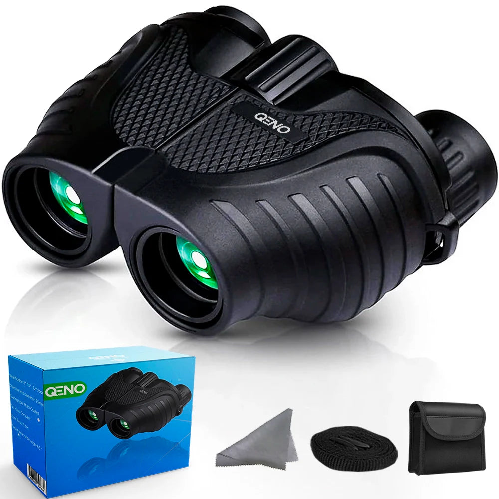 Binoclu 10x25 Qeno®️ Lentile Premium Prism BAK4