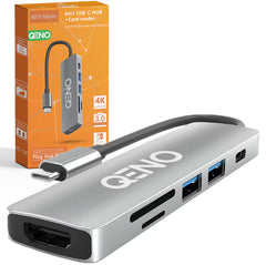 Hub USB 6 in 1 Type C Qeno® Resigilat — poza 15