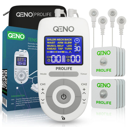 Aparat De Masaj Cu Electrostimulare Pentru Fizioterapie/Electroterapie QENO®
