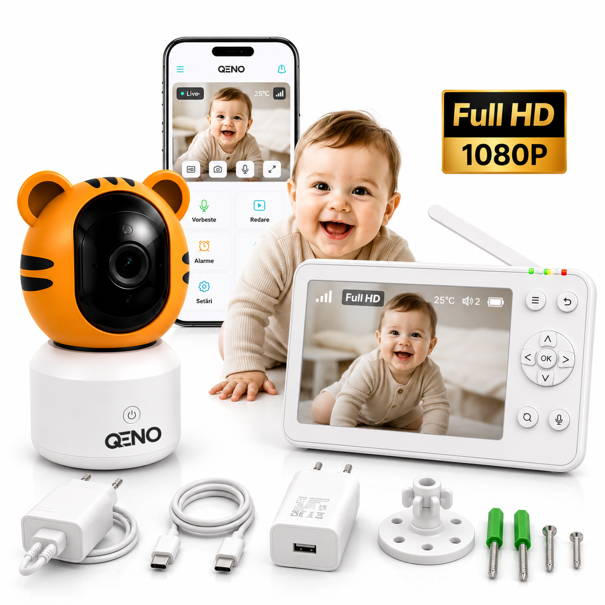 Baby Monitor WiFi Qeno®️ VIGGYBOO — poza 1