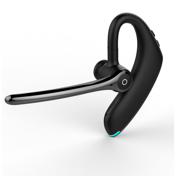 Casca Bluetooth Wireless Qeno® ProSound, BT 5.0, Handsfree Universal Dual HD Microfon, In-Ear, Convorbirii HD Timp De 16h, Functie Rotatie 270° -180° Pentru Ambele Urechi, Suport Siri