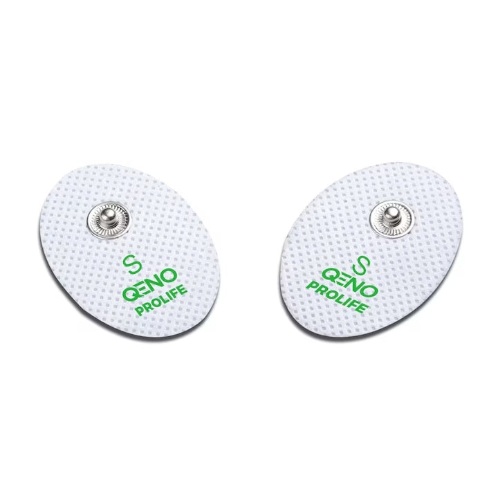 Set 2 Electrozi / Paduri Qeno® Cu Gel, Pentru Aparat Electrostimulare 2.5 x 1.5 Alb — poza 6