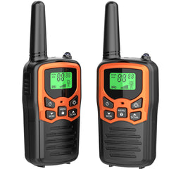 Set 2x Statie Radio Portabila Emisie Receptie, Walkie Talkie QENO® — poza 1